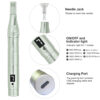 Microneedling Pen M1 Professional TBPHP Wireless Dermapen,7 Speed Levels 0.25-2.5mm Adjustable (Silvery)