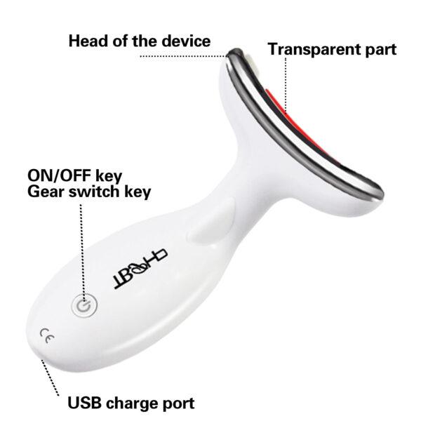 1 TBPHP Facial Massager - LED Vibration Face & Neck Device