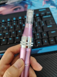 Microneedling Pen M1 Professional TBPHP Wireless Dermapen,7 Speed Levels 0.25-2.5mm Adjustable (Pink)